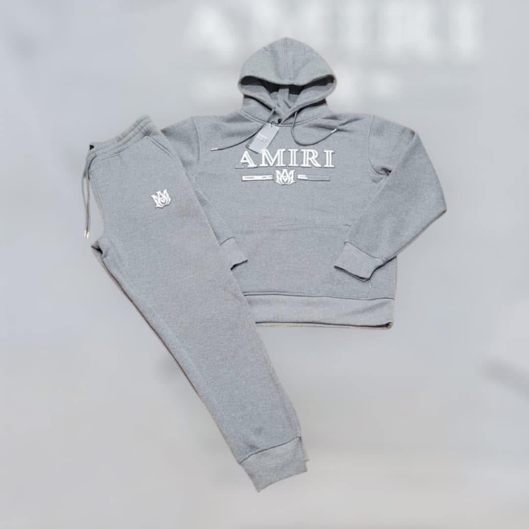 High Fashion Sporty Gray Hoodie Sweat Suit